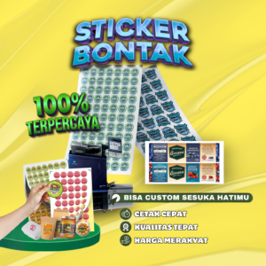 stiker bontak/chromo a3+