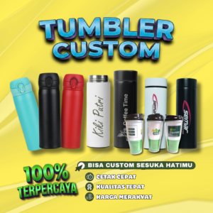 botol/tumbler/termos printing custom