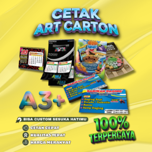cetak art carton a3+