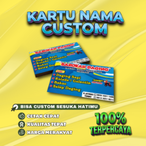 cetak kartu nama / business card